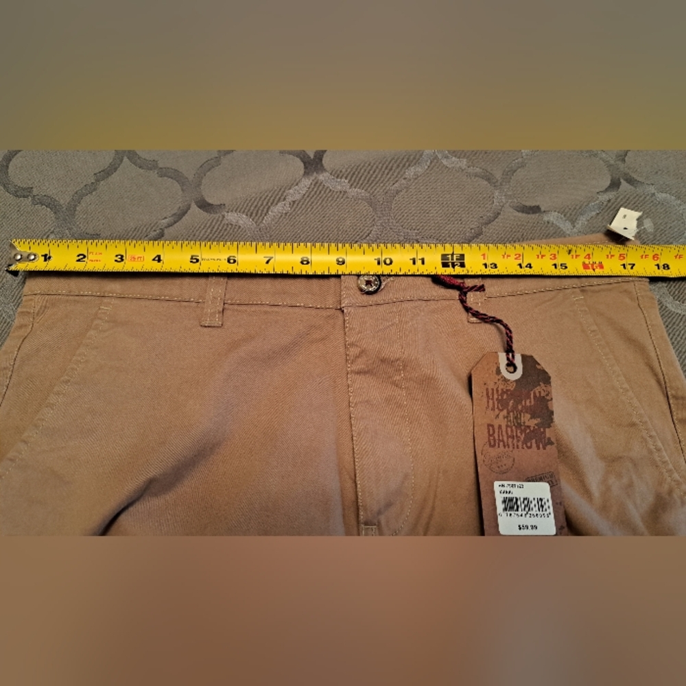 Hudson & Barrow Men's 32 Khaki Chino Shorts NWT - Picture 9 of 16